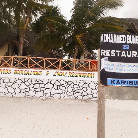 Mohammed Bungalows And Restaurant Matemwe  Exterior foto